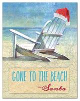 Gone to the Beach 11x14 Canvas Wall Art