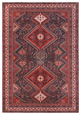 Amer Rugs Myra Georgia MYR-9 Red Power-loomed - 2'8" X 10' Runner Area Rug