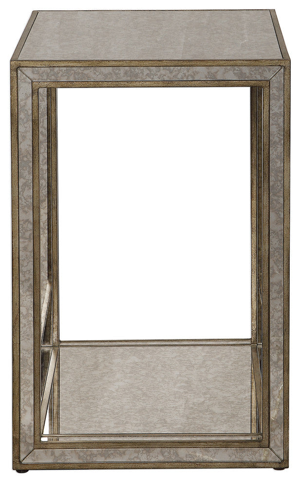Julie Mirrored End Table
