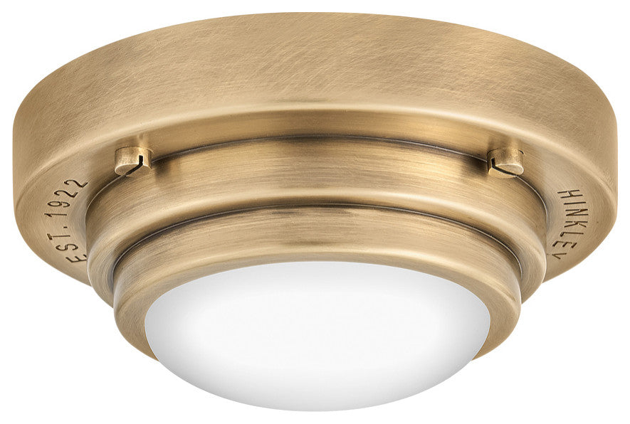 Hinkley Porte Extra Small Flush Mount Or Sconce, Heritage Brass