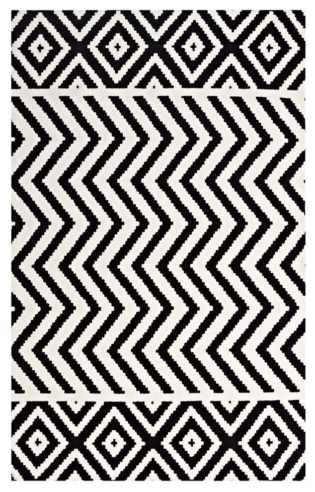 Ailani Geometric Chevron / Diamond 8x10 Area Rug