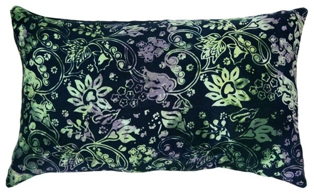 Night Shade Floral Throw Pillow, 13x22