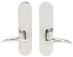 Air-Stream Lever, Tubular Full Dummy Pair, Left Hand, Polished Stainless Steel