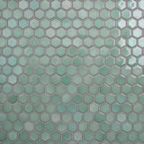 Hudson Due 2" Hex Mint Green Porcelain Floor and Wall Tile