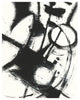 "Expression Abstract II White Crop" Paper Print by Shirley Novak, 24"x30"