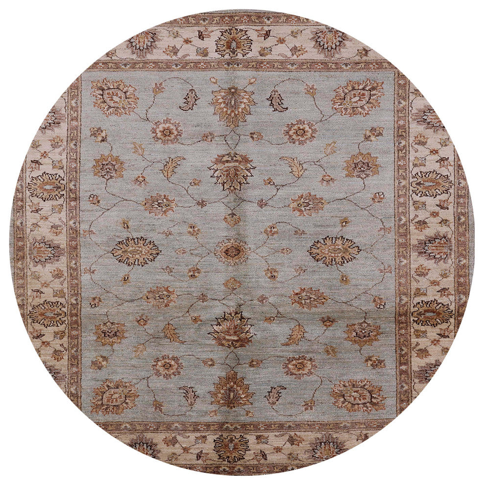 Ahgly Company Indoor Round Mid-Century Modern Area Rugs, 3' Round