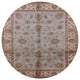 Ahgly Company Indoor Round Mid-Century Modern Area Rugs, 3' Round