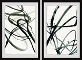 Toxic Lines Diptych, 40"x30"