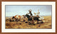 "O. H. Cowboys Roping a Steer"  by Charles M. Russell, 45x27"