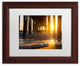 PIPA Fine Art 'Sea Foam In The Sunlight' Matted Framed Art, 14x11