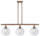 Innovations Lighting 516-3I-AC-G124-8-LED Athens 3 Light 36" Island Light