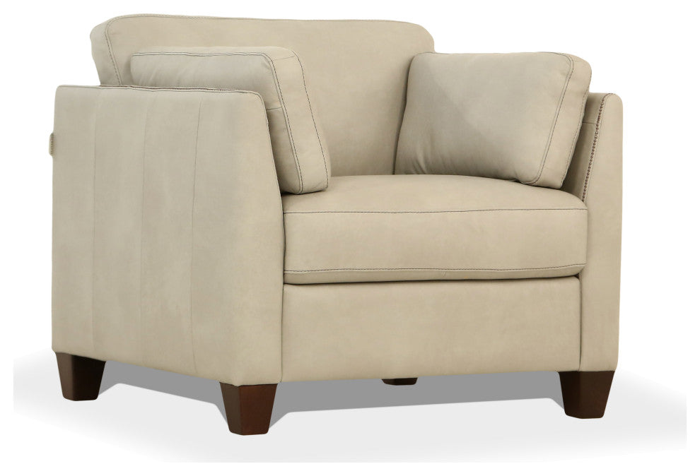 ACME Matias Chair, Dusty White Leather
