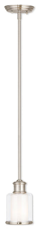 Middlebush 1-Light Mini Pendant, Brushed Nickel