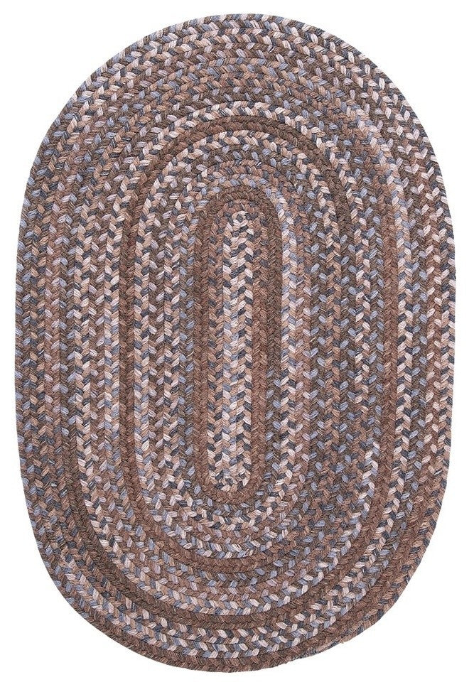Colonial Mills Oak Harbour OH88 Cashew Traditional Area Rug, Oval 2'x6'