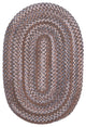 Colonial Mills Oak Harbour OH88 Cashew Traditional Area Rug, Oval 2'x6'