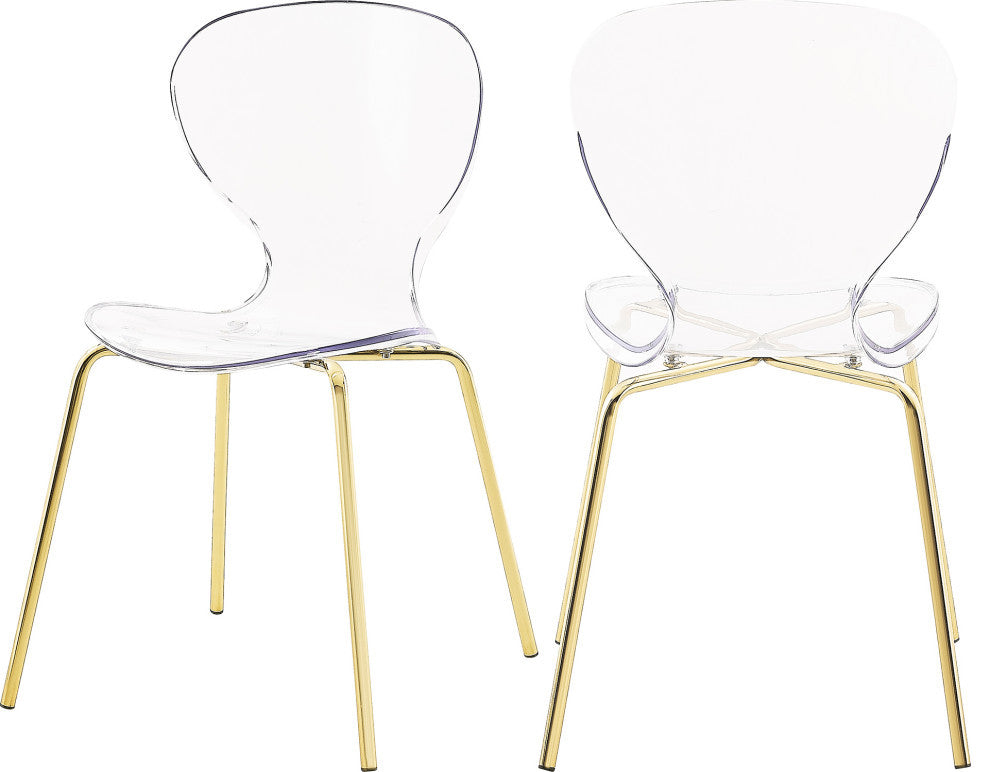 Clarion Dining Chair (Set of 2), Gold