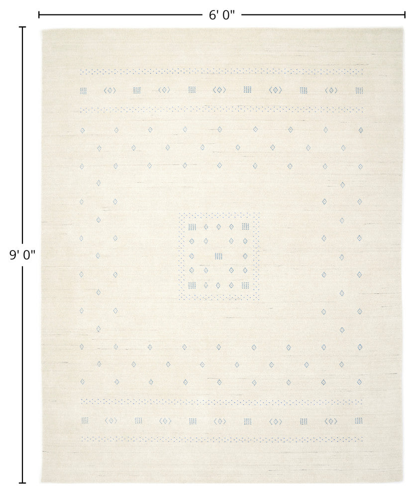 Simi, Handmade Area Rug 6' 0" x 9' 0", 6 X 9