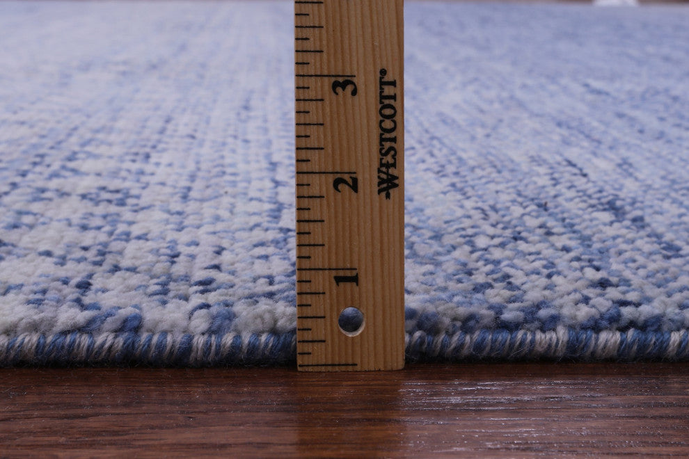 9' 11" X 14' 2" Savannah Grass Hand Knotted Wool Rug - Q13216