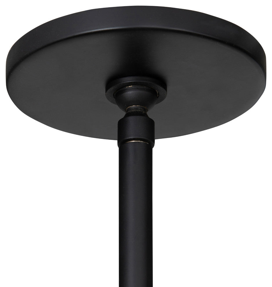 Cullen Linear Double Pendant-Black