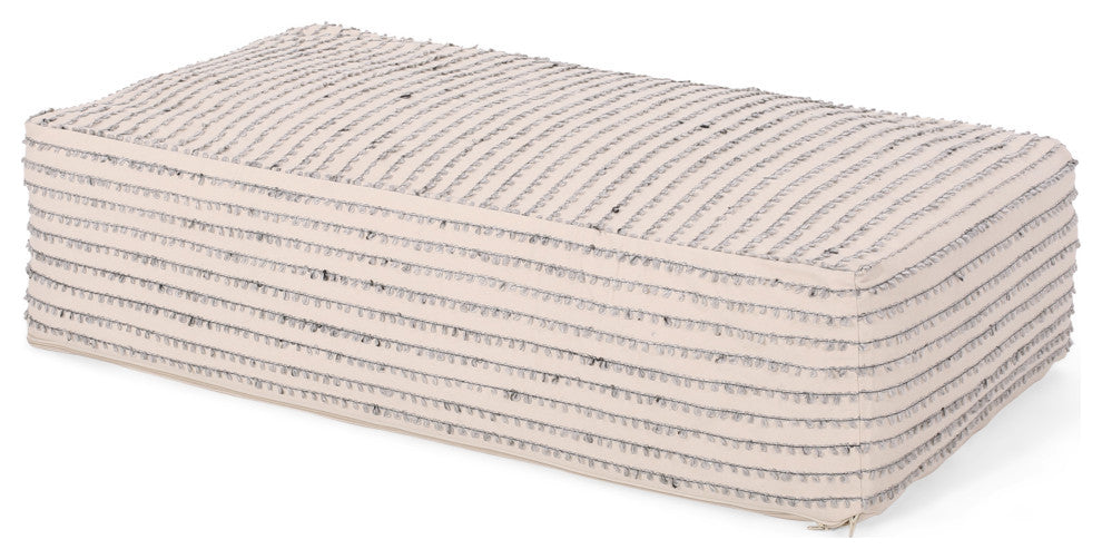 Gaddie Boho Rectangular Bean Bag Ottoman