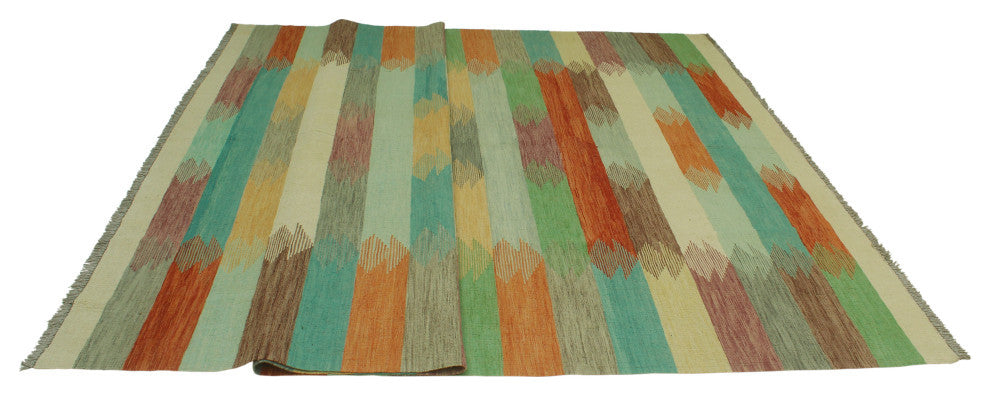 Winchester Kilim Rezzan Red/Beige Rug, 8'6x11'6