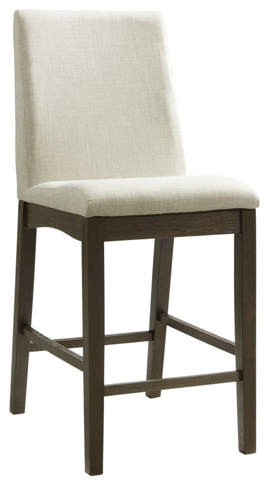 Simms Counter Height Side Chair Set, Walnut