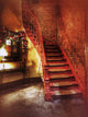 New Orleans "Red Staircase" Stretched Canvas Giclee, 18"x24"