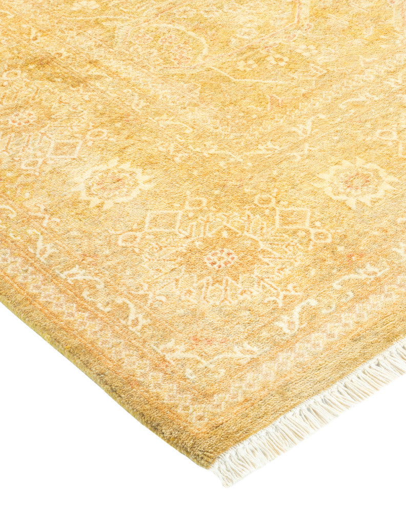 Mogul, One-of-a-Kind Hand-Knotted Area Rug Green, 6'1"x8'8"