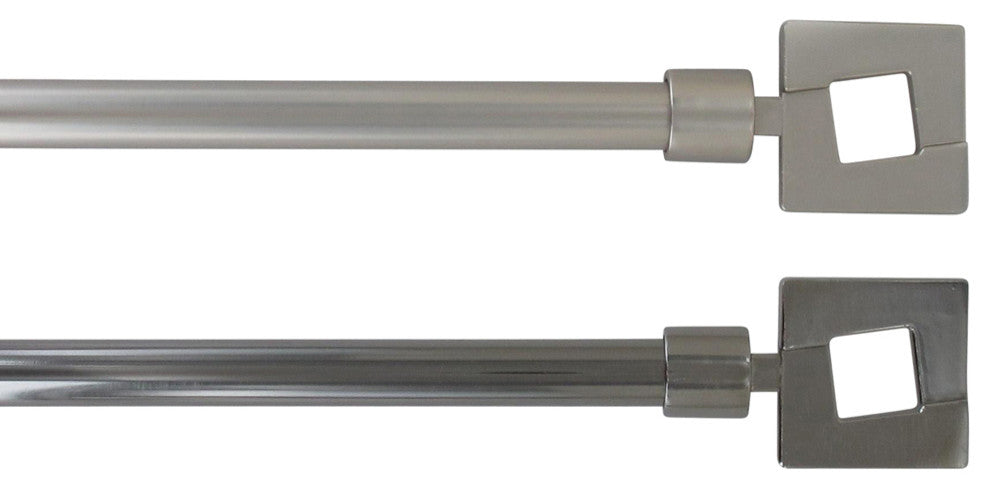 Extendable Curtain Rod Set 49 to 82 L -Diam