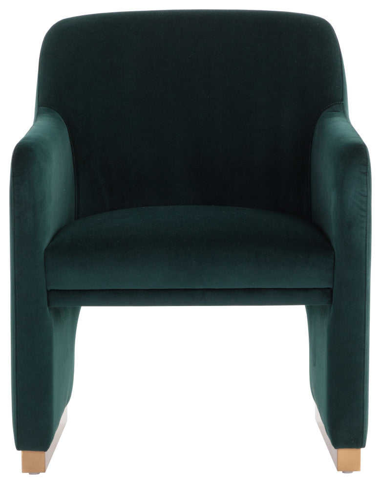 Jaime Dining Armchair Meg Dark Emerald