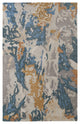 Weave & Wander Everley Wool Rug, Opal Gray/Blue/Bronze, Rug, 4'x6'