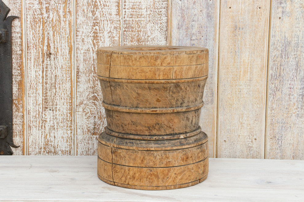 Turned Rice Grinder Pot