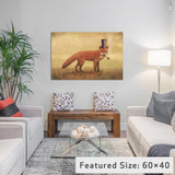 "Crazy Like A Fox" by Terry Fan, 40x26x1.5
