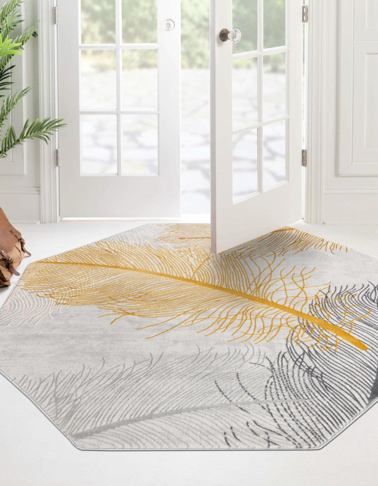 Unique Loom Camilla Finsbury Rug, 7'8"x7'8"