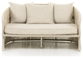 Porto Outdoor Day Bed-White Aluminum