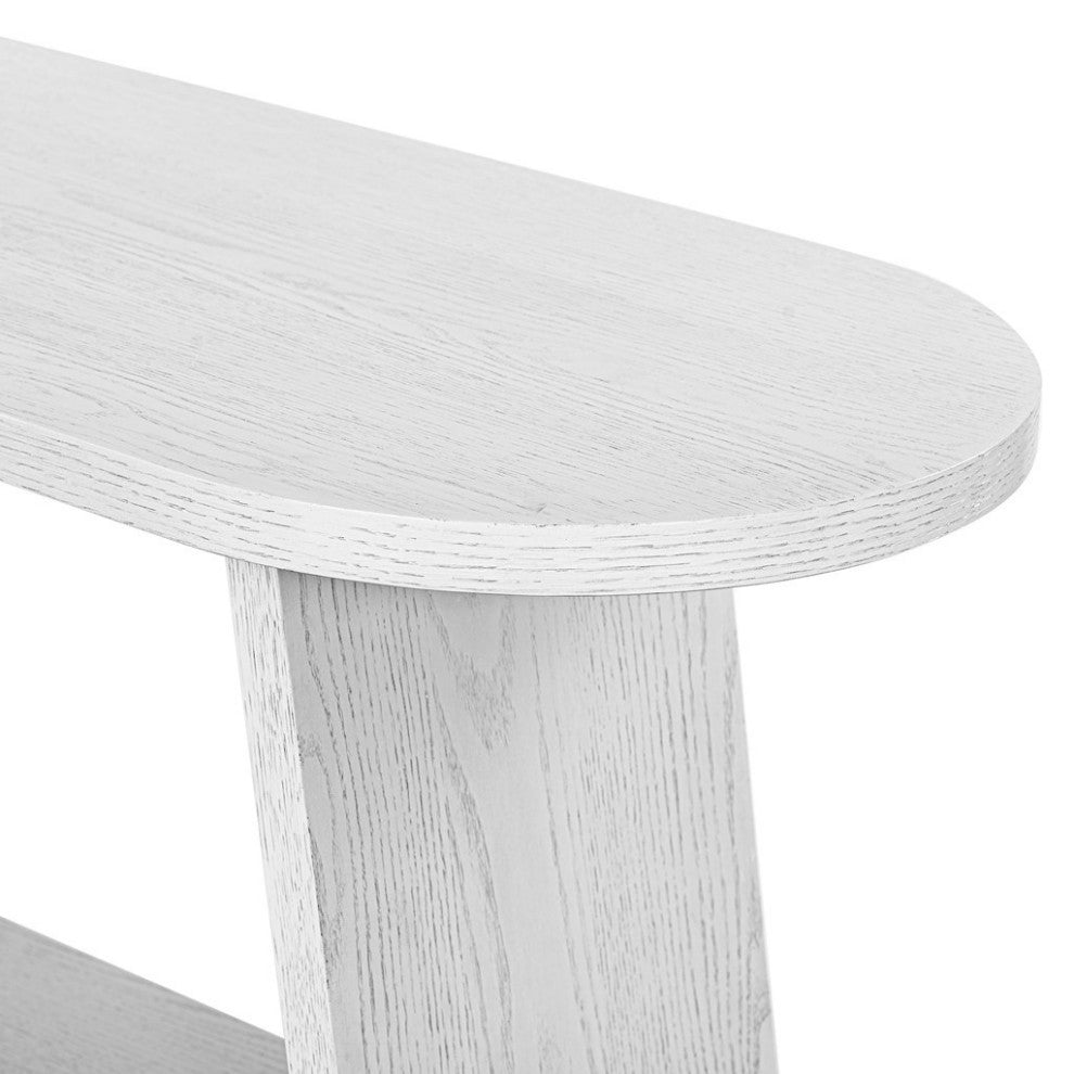 Safavieh Couture Julianna Wood Console Table, White Washed