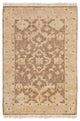 Surya Hillcrest HIL-9011 5'6"x8'6" Rug, Cream/Brown/Khaki/Tan/Wheat/Camel/Moss