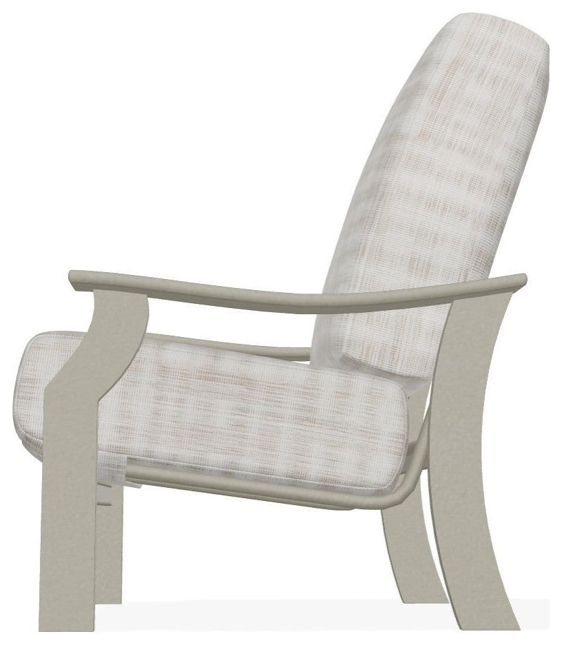 St. Catherine Deep Seat Outdoor Armchair, Illusion Plaid Birch/Storm