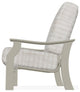 St. Catherine Deep Seat Outdoor Armchair, Illusion Plaid Birch/Storm