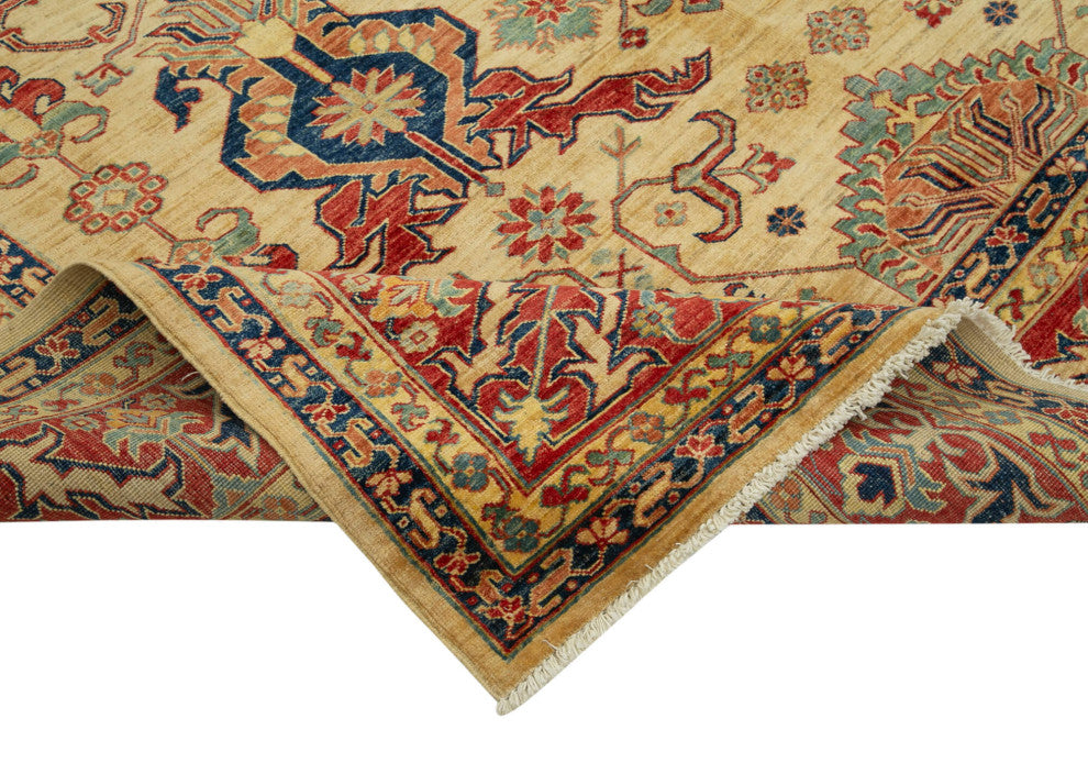 Rug N Carpet - Handmade Oriental 7' 11" x 10' 3" Soft Oushak Area Rug
