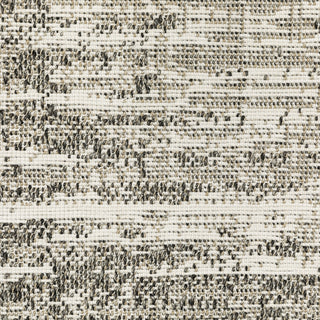 Genoa Weathered Beige/ Black Flatwoven Indoor-Outdoor Area Rug 5'3" x 7'3"