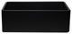 ALFI brand AB3020SB-BM 30 Inch Black Single Fireclay Farmhouse Kitchen Sink