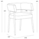 Maestro Dining Armchair, Abbington Navy