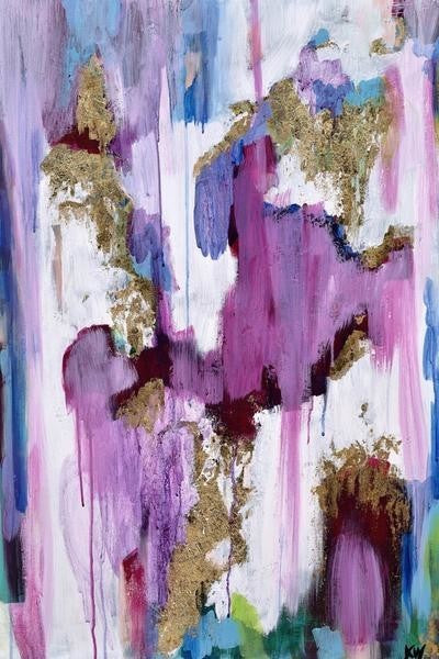 "Pink Sensation" Painting Print on Wrapped Canvas, 24"x36"