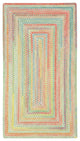 Capel Baby's Breath Light Green 0450_240 Braided Rugs - 24" X 8' Runner Concentr