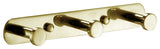Triple Robe Hook, Gold