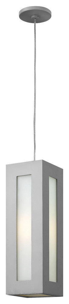 Hinkley Dorian Outdoor Medium Hanging Lantern, Titanium