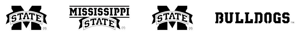 Customizable NCAA Logo Fire Pit, Rust Patina, Mississippi State
