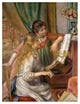 "Two Young Girls at the Piano" Print by Pierre-Auguste Renoir, 19"x24"