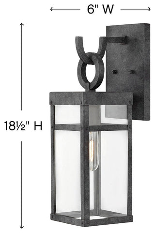 Hinkley Porter One Light Wall Mount 2800DZ